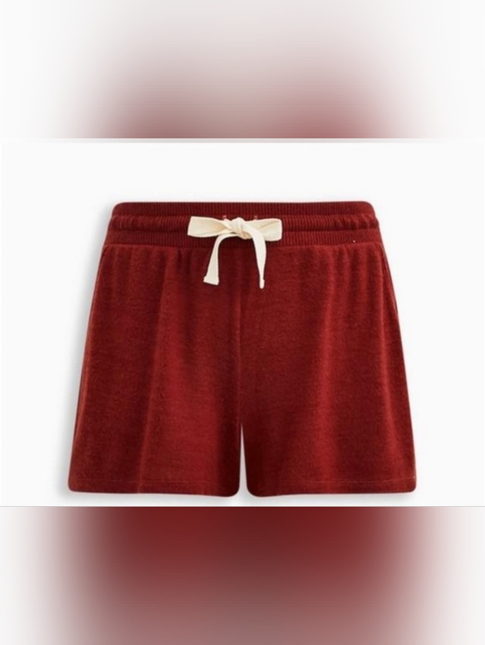 Torrid Size 3x Super Soft Maroon Red Drawstring Sleep Shorts